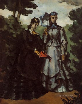 Paseo Paul Cézanne Pinturas al óleo